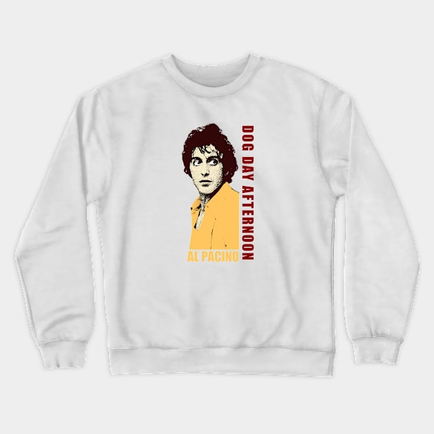 dog day afternoon pop art Crewneck Sweatshirt by Genetics art